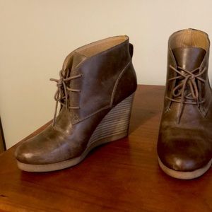 Lucky Brand Wedge Booties
